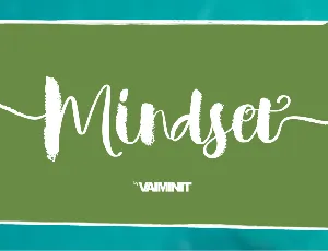 Mindset font