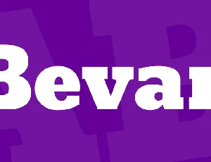 Bevan font