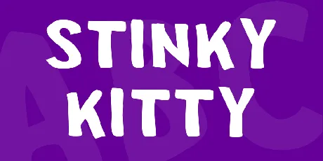 Stinky Kitty font