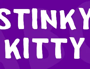 Stinky Kitty font