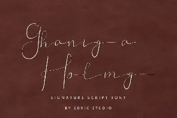 Ghaniya Holmy Demo font