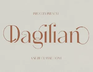 Dagilian font