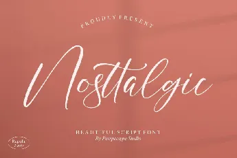 Nosttalgic font