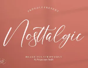 Nosttalgic font