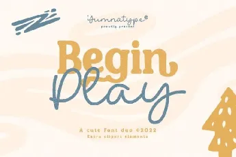 Begin Play font