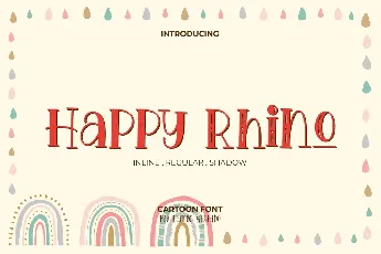 Happy Rhino Display font