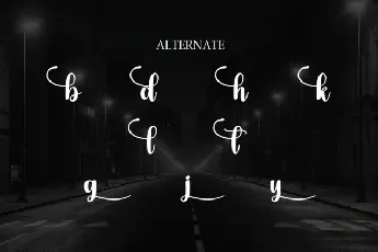 Nightlight Script font