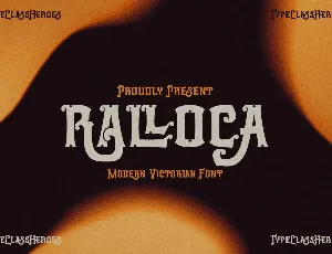 Ralloca DEMO font