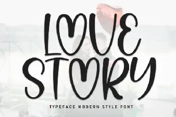 Love Story Display font