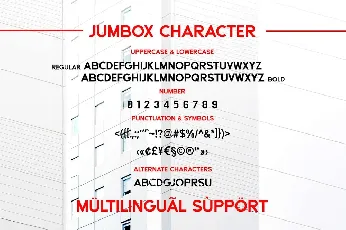 Jumbox font