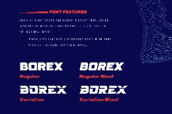 BOREX font