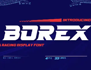 BOREX font