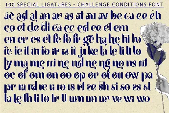 challenge conditions demo font