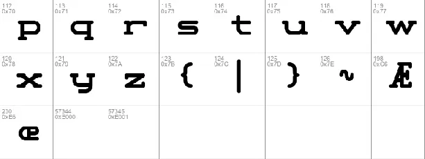 Xipital font