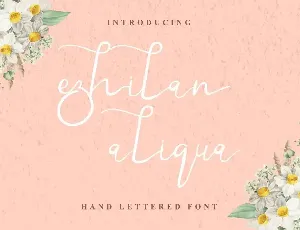 Ezhilan Aliqua Demo font