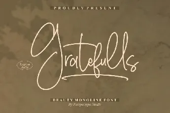 Gratefulls font