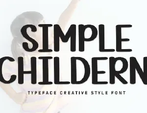 Simple Childern font