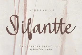 Jifantte font