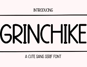 Grinchike font