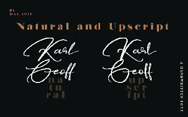 Karl Geoff Script Free Download font