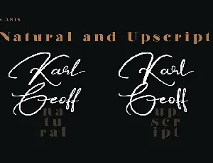 Karl Geoff Script Free Download font