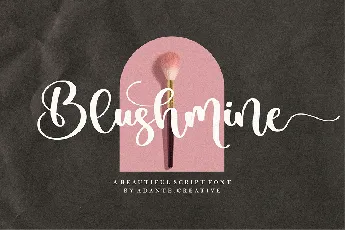 Blushmine font