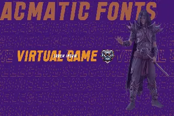 Acmatic font