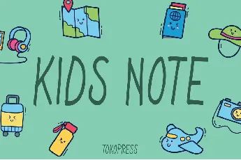 Kids Note font