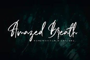 Amazed Breath font