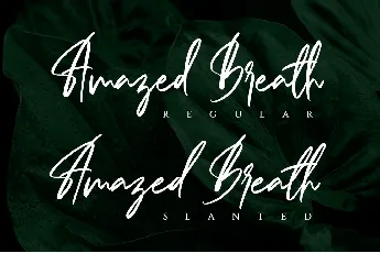 Amazed Breath font