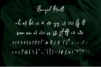 Amazed Breath font