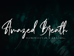 Amazed Breath font