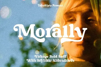 Morally font