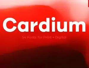 Cardium Family font