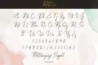 Rellative Calligraphy font