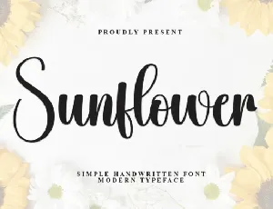 Sunflower Script font