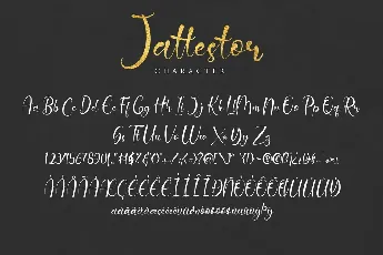 Jattestor Demo font