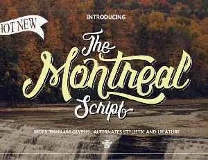 Montreal Script Free font