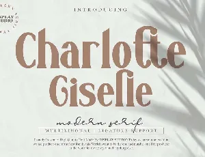 Charlotte Giselle font