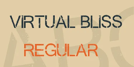 Virtual Bliss font