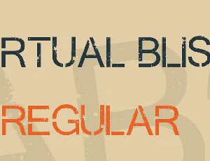 Virtual Bliss font