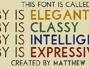 Libby font