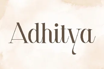 Adhitya Demo font