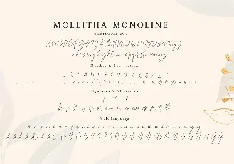 Mollitha font