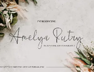 Amelya Putry font