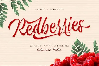 Redberries font