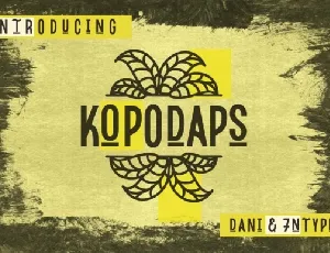 Kopodaps font