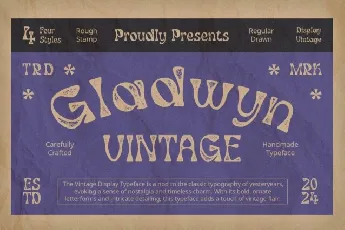 Gladwyn Vintage font