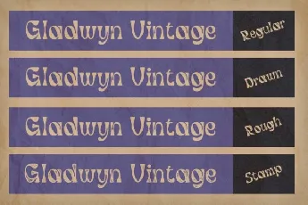 Gladwyn Vintage font