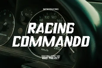 RacingCommandoDemo font